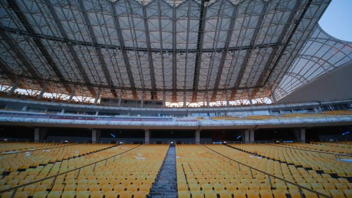 广州珠江新城海心沙体育场馆看台观众席座位