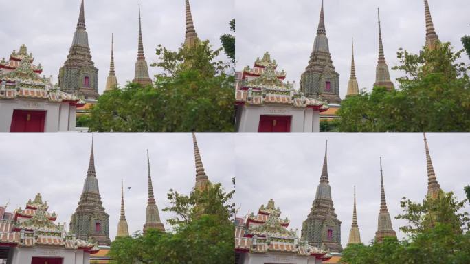 曼谷卧佛寺的风景佛像