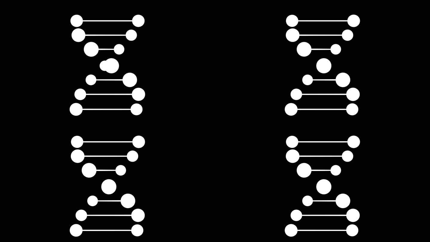 MG动画元素-DNA动画元素（带通道）