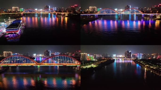 南宁市城中河邕江上的桃源大桥