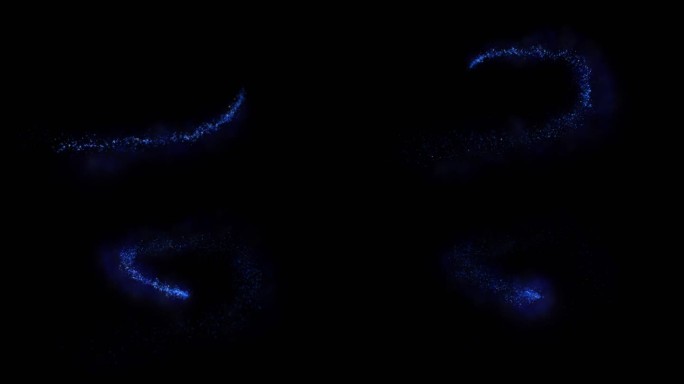 魔法粒子路径特效