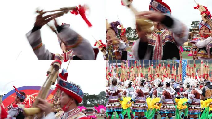柳州融水70周年庆，各民族载歌载舞欢庆