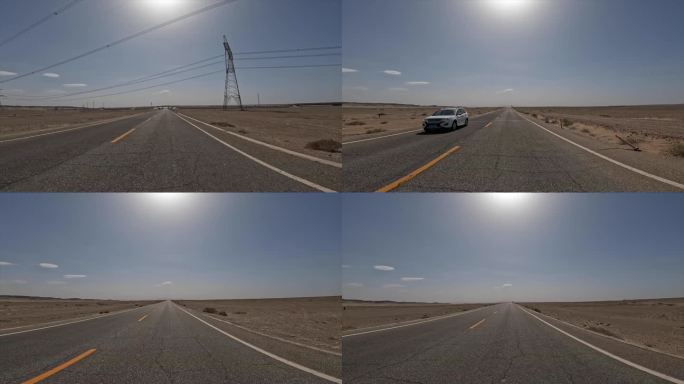 沙漠 雅丹 公路 荒原  戈壁 无人区
