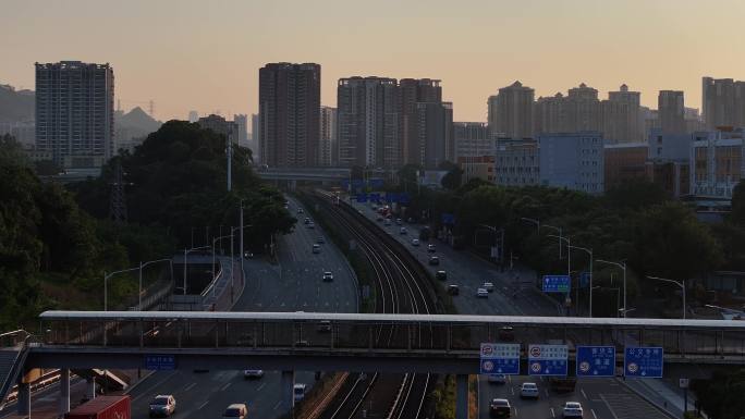 深圳地铁3号线航拍