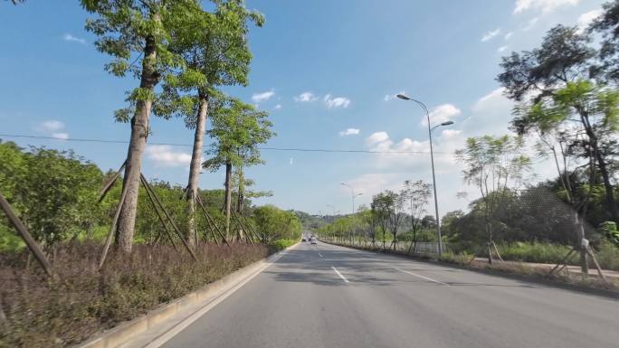 道路天空