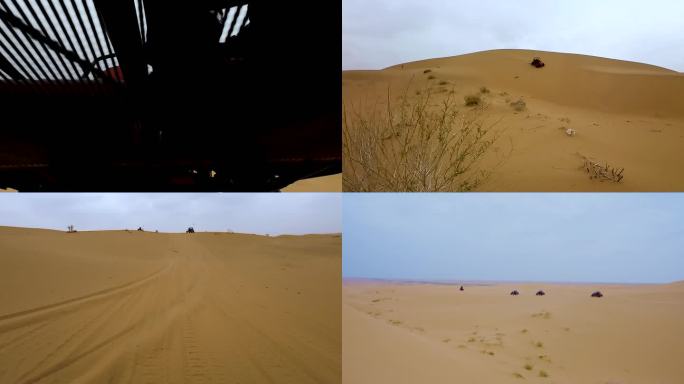 沙漠越野车 四驱车 沙漠冲沙