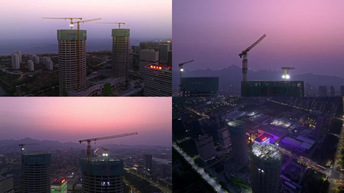 中国速度建筑工地城市建设发展