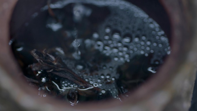 煮茶泡茶茶文化围炉烧火红茶普洱茶茶叶4k