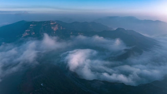 晋城 泽州 太极湖 珏山 浮山 云海