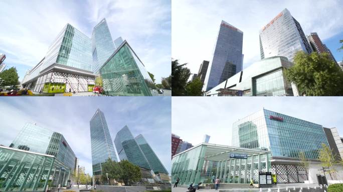 北京 华贸中心 写字楼 空镜 延时