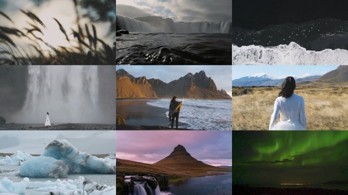 欧洲北欧冰岛自然风光旅拍