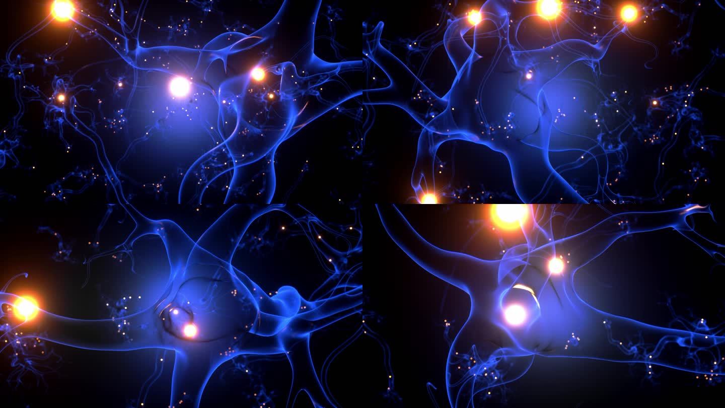 微观生命科学研究神经元细胞传输 医疗广告