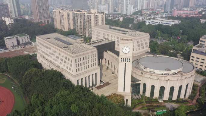 重庆工商大学图书馆航拍（未调色版本）