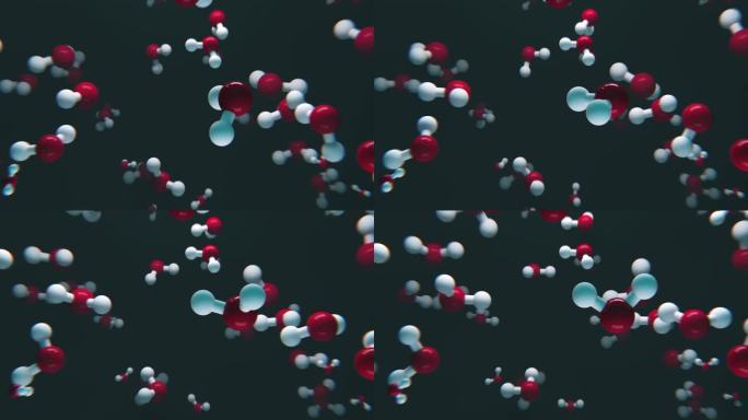 3D动画中的水分子