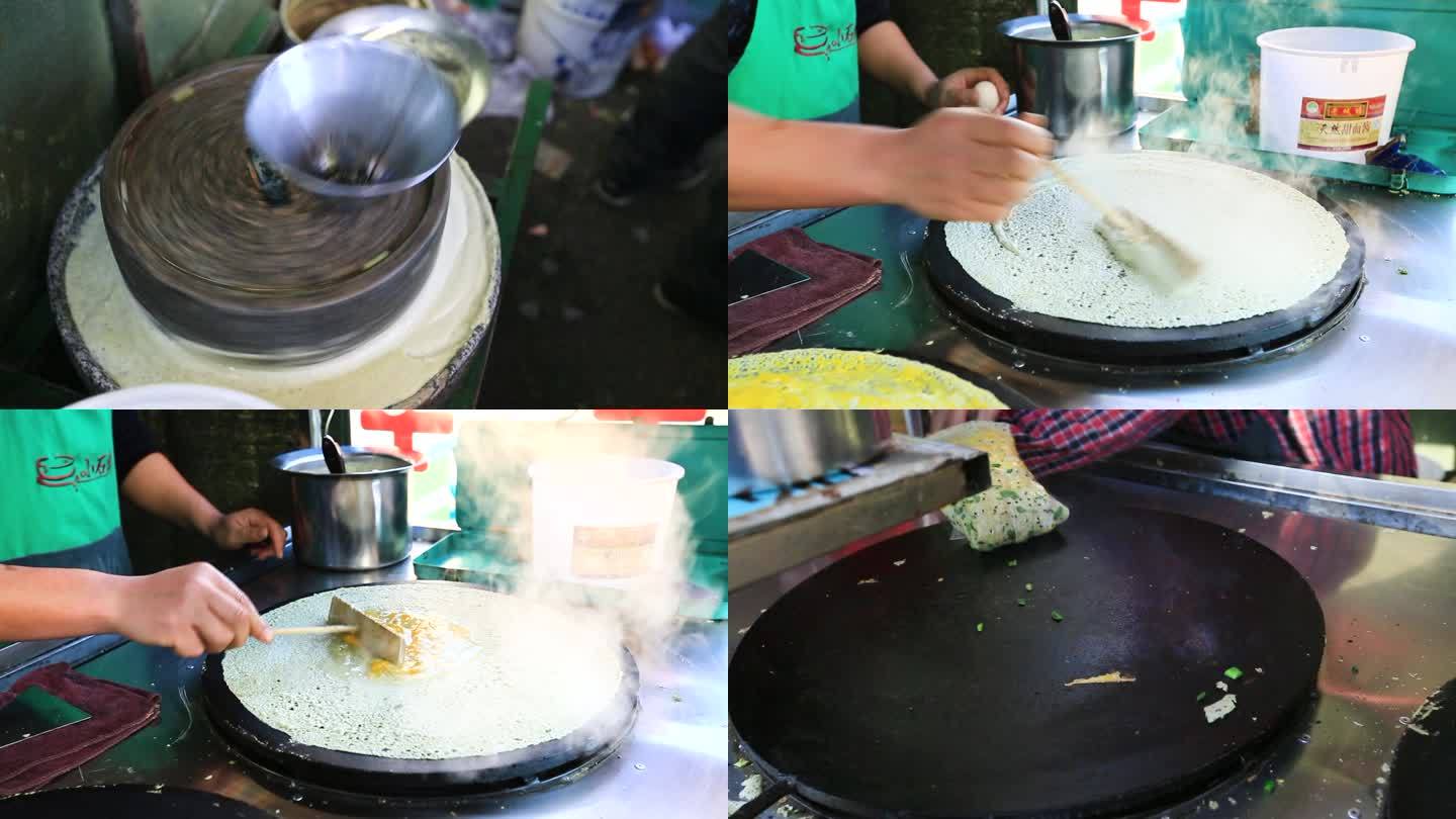 天津特色早点早餐小吃美食煎饼果子