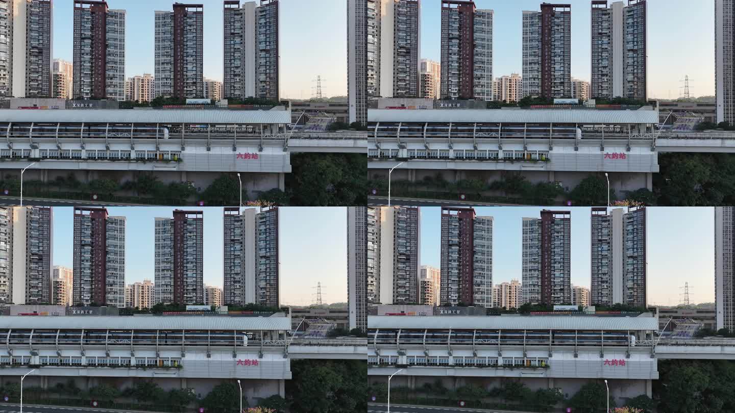 深圳地铁3号线航拍