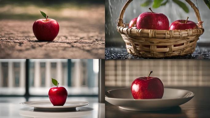 (原创)水果 健康水果 有机 红苹果