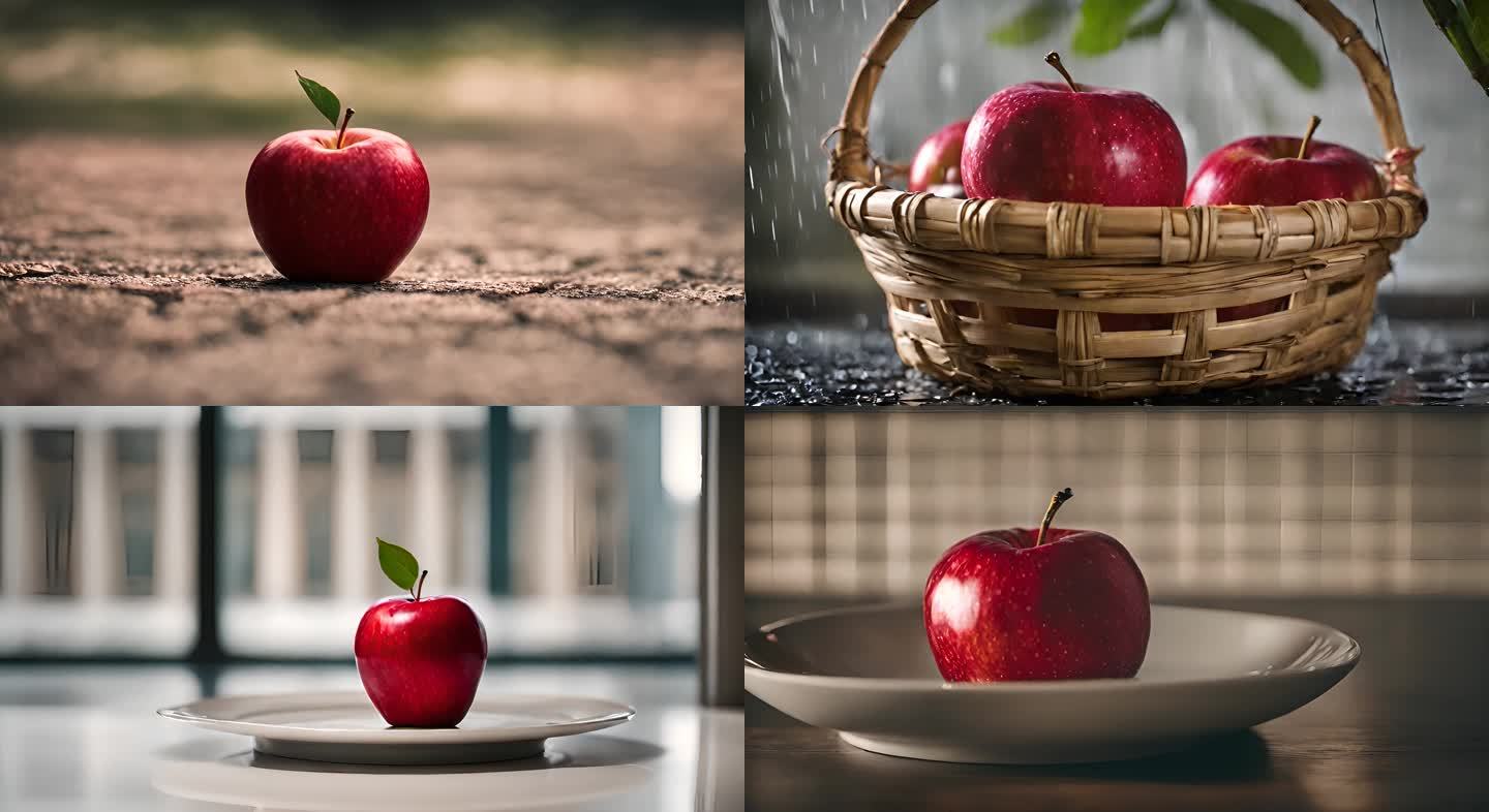 (原创)水果 健康水果 有机 红苹果