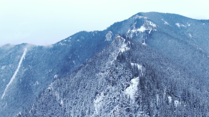 雪山 航拍