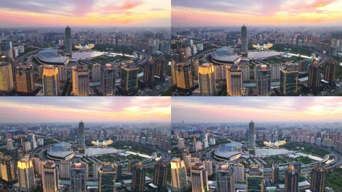 4K高清：郑州地标建筑之千禧广场-大玉米
