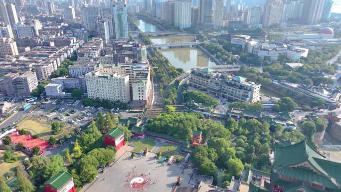 江西南昌城市地标风景风光航拍_80