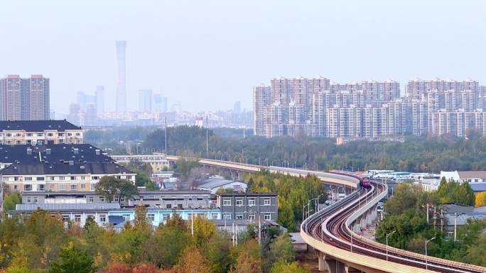 北京城市交通高清视频