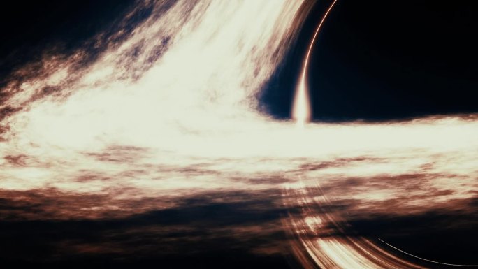 黑洞和宇航员旅行视频素材飞船航天员