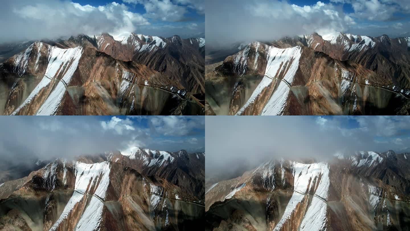 桑株古道 雪山