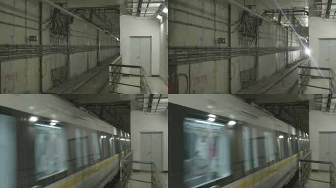 隧道中的地铁列车2