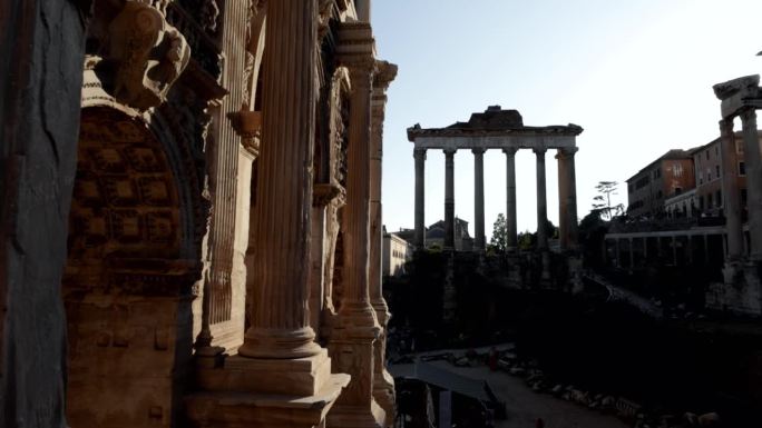 罗马广场上的塞普提米乌斯·塞维鲁拱门