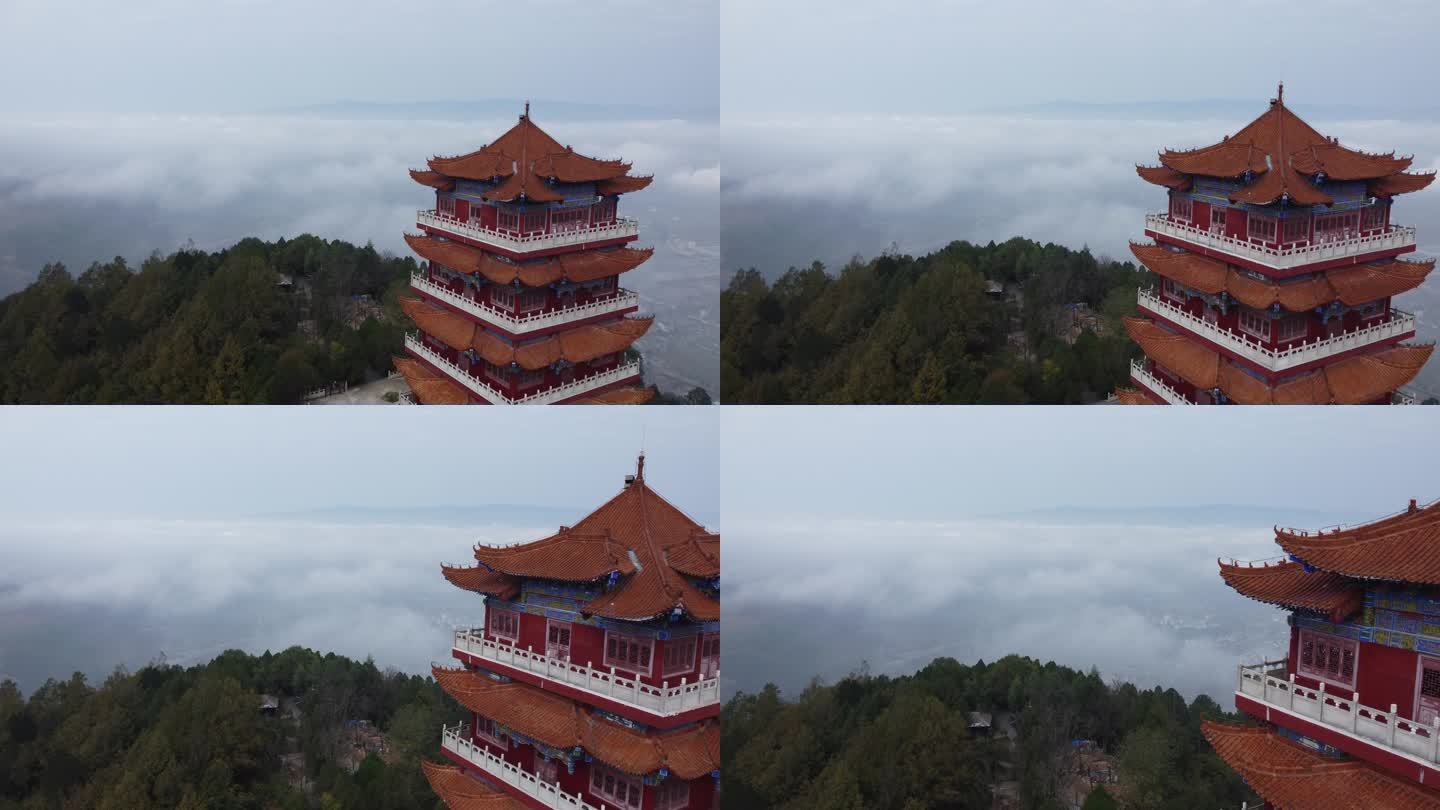 云雾中的阁楼