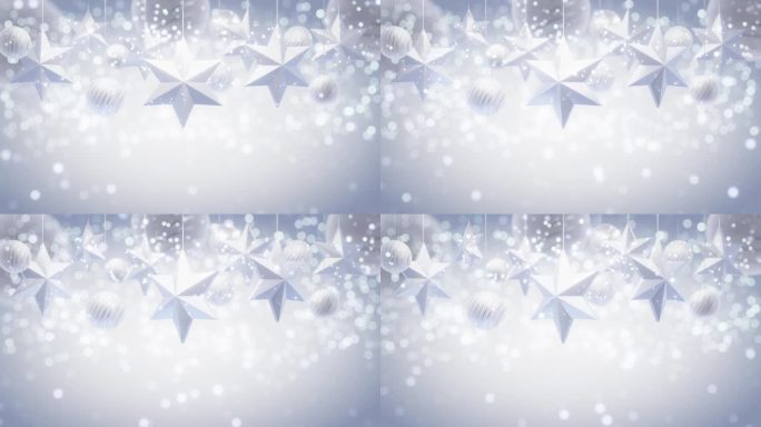 星星和球圣诞挂装饰