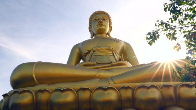 泰国曼谷的大金佛像