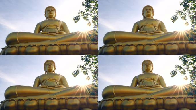 泰国曼谷的大金佛像