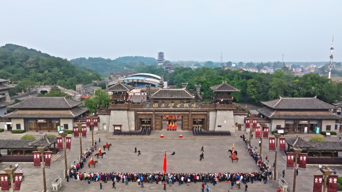 【4k原创】三国赤壁古战场表演