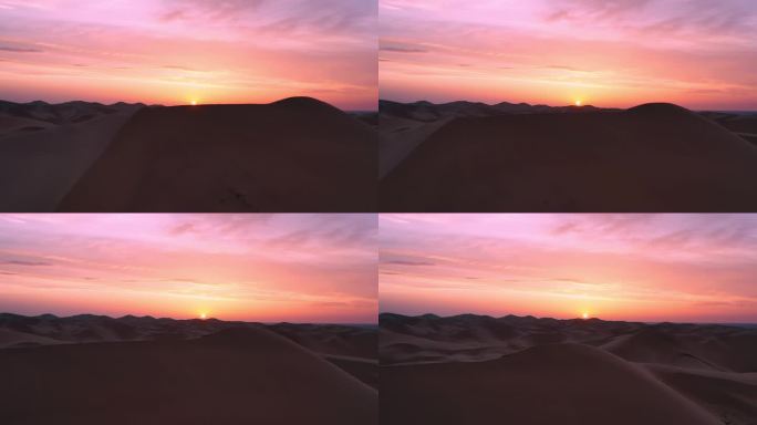 大漠夕阳