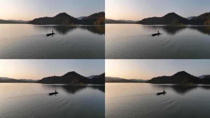 安康瀛湖划船