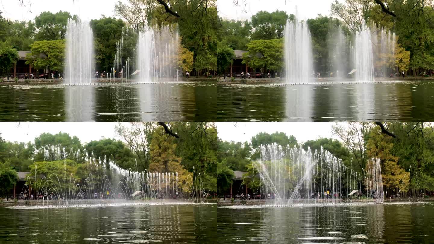 喷泉 公园景观