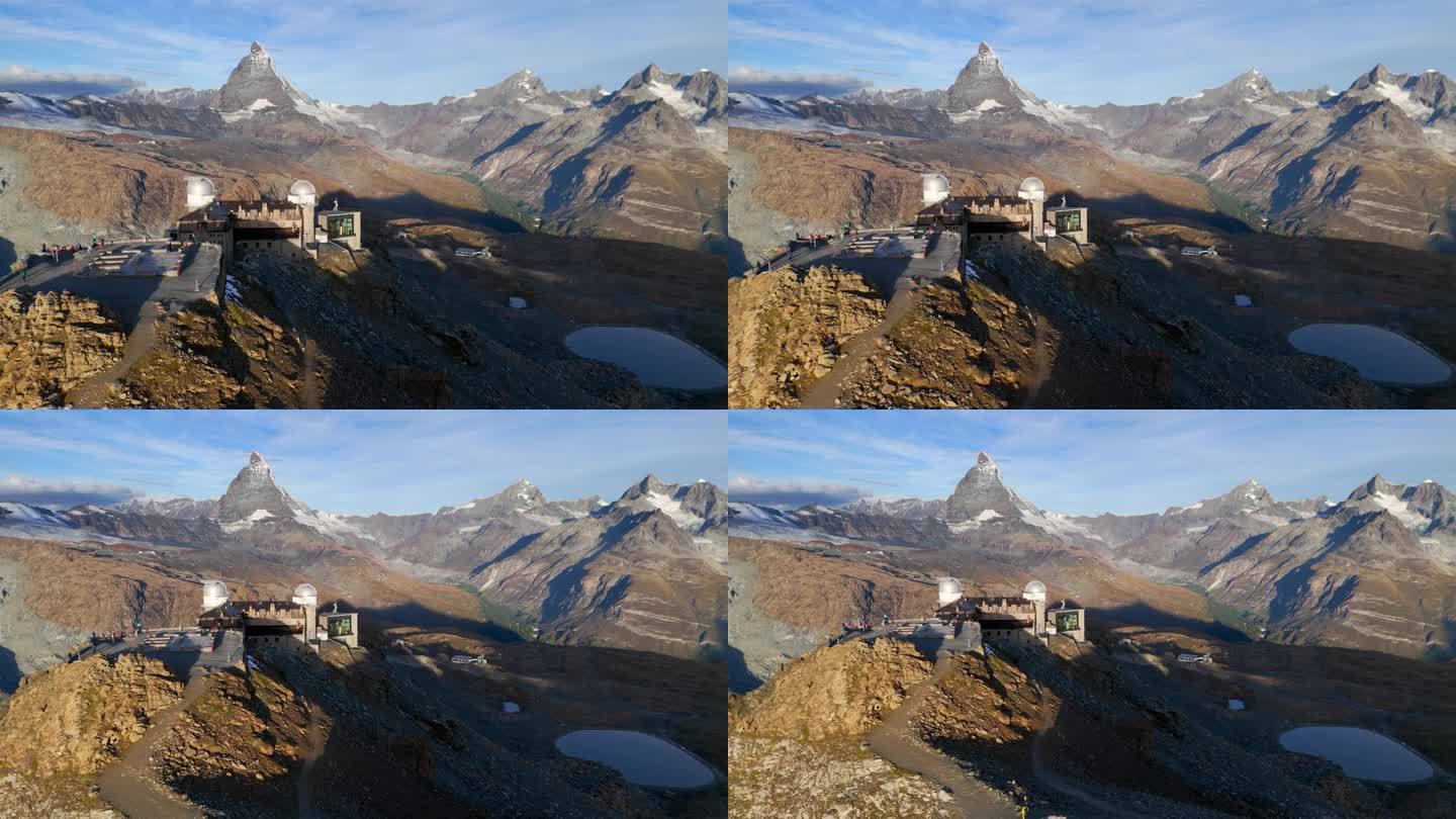 瑞士策马特山区山地荒芜荒凉视频素材