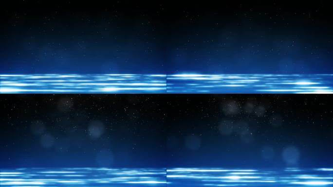 银河落下4K简洁蓝色光斑闪烁通用背景