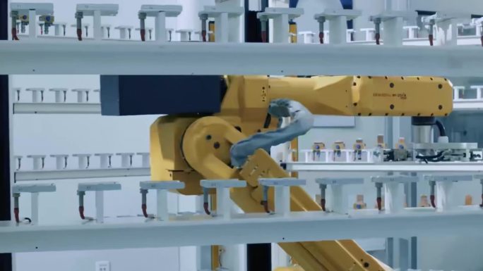 人工智能智能机器人机械臂科技创新智能工厂