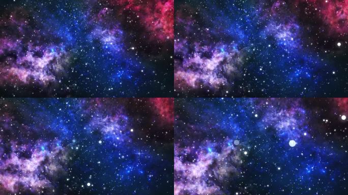星云粒子穿梭宇宙
