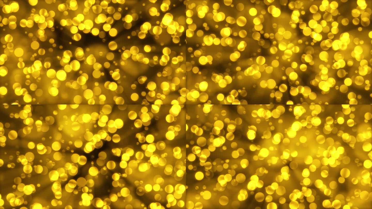 金色光斑粒子背景