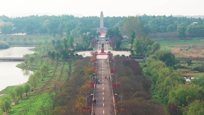 【4k原创】洪湖市湘鄂西苏区革命烈士陵园