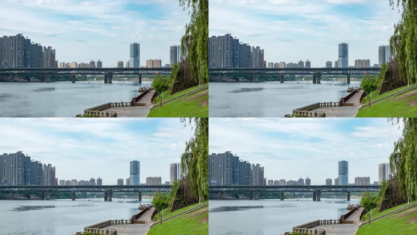 衡阳市湘江风光延时摄影