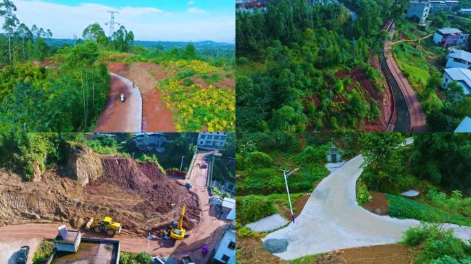 古桥修公路 修乡村公路 乡村公路 乡村路