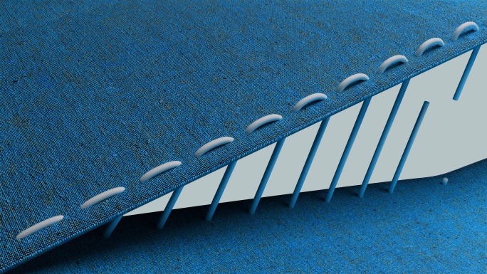 三维布料缝合动画