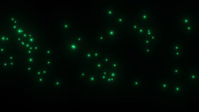 4K绿色萤火虫粒子带通道03