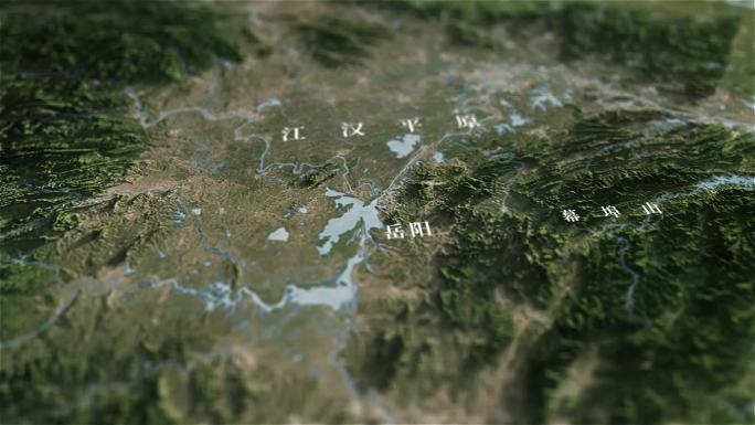 洞庭湖地形图