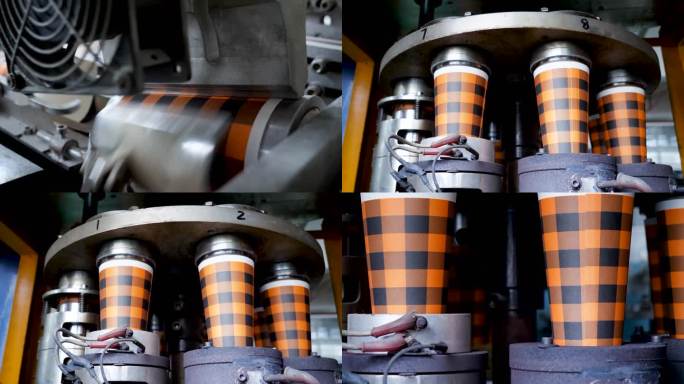 纸杯咖啡杯自动生产线智能工业制造